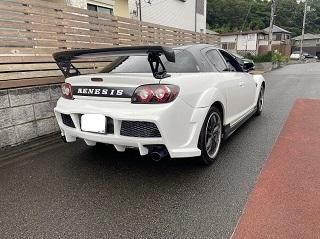 塗装済み クラリス RX-8 リア バンパー α（付属品）無し仕様 SE3P 前期