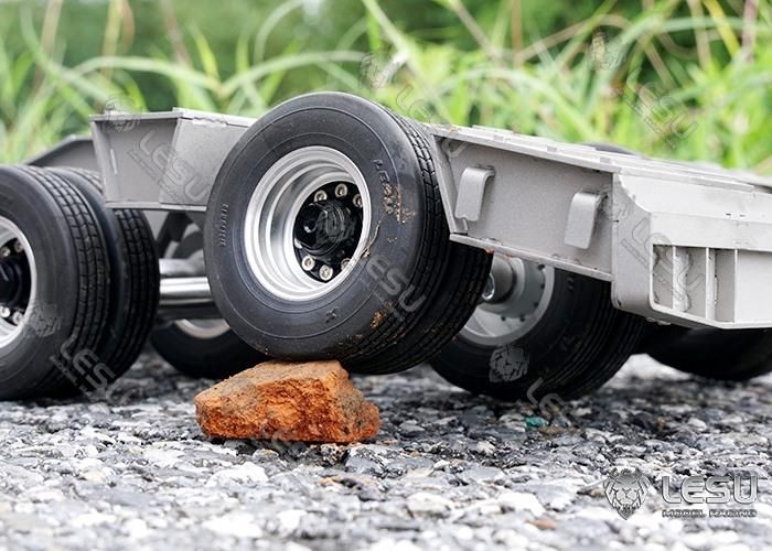 タミヤ1/14トラック用16輪スイングサス低床重トレーラー