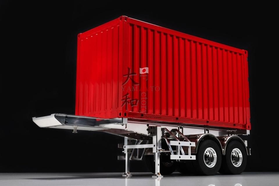 タミヤ1/14 フルメタル20ft 海上コンテナ 赤