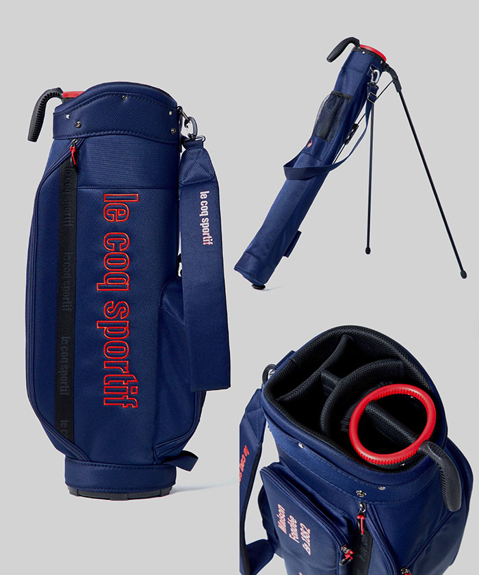 セルフスタンドクラブケース内臓型2in1キャディバッグ(4.0kg/9型/4分割