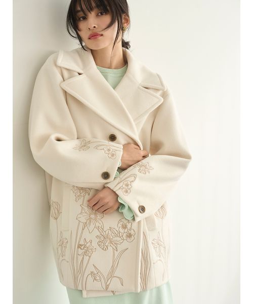 エンブロイダリーコクーンコート(508639196)｜阪急百貨店公式通販