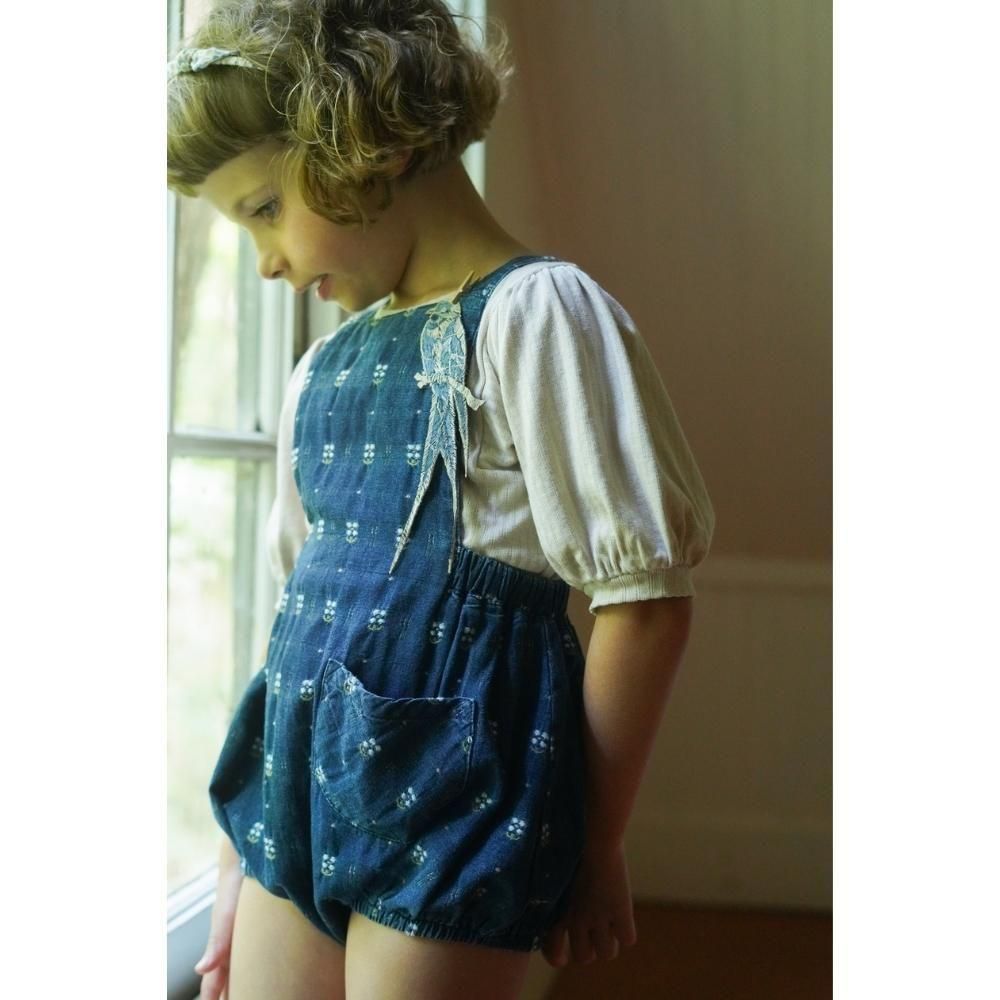 Soor Ploom（ソーアプルーム）／OONA ROMPER - EMBROIDERED DENIM