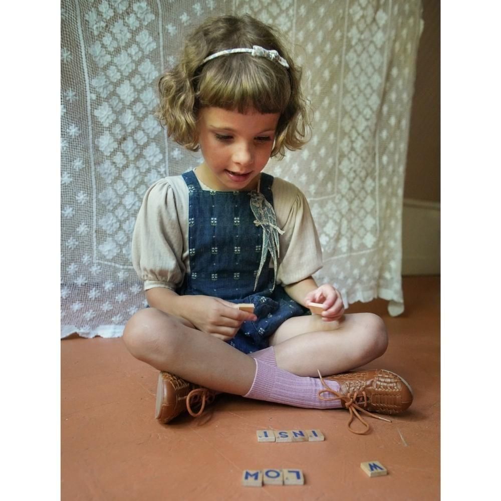 Soor Ploom（ソーアプルーム）／OONA ROMPER - EMBROIDERED DENIM