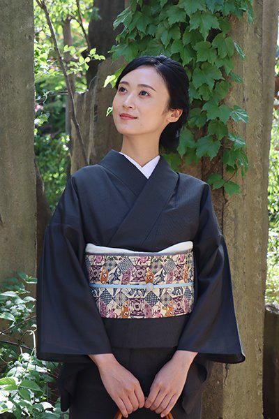 R-811】衿秀製 近江麻織 帯揚げ 白縹色 - 銀座きもの青木｜長く大切に