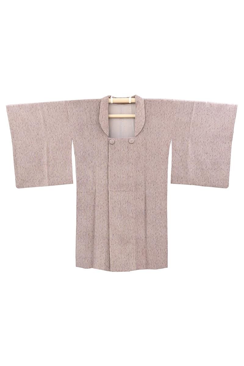 銀座【着物4705】日本工芸会正会員 藍田正雄作 コート（落款入 反端