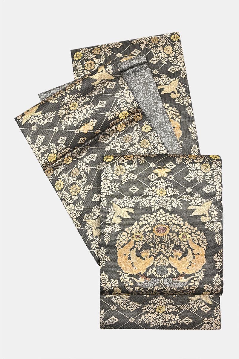 銀座【帯5902】西陣 紋屋井関製 御寮織 袋帯 - 銀座きもの青木｜長く