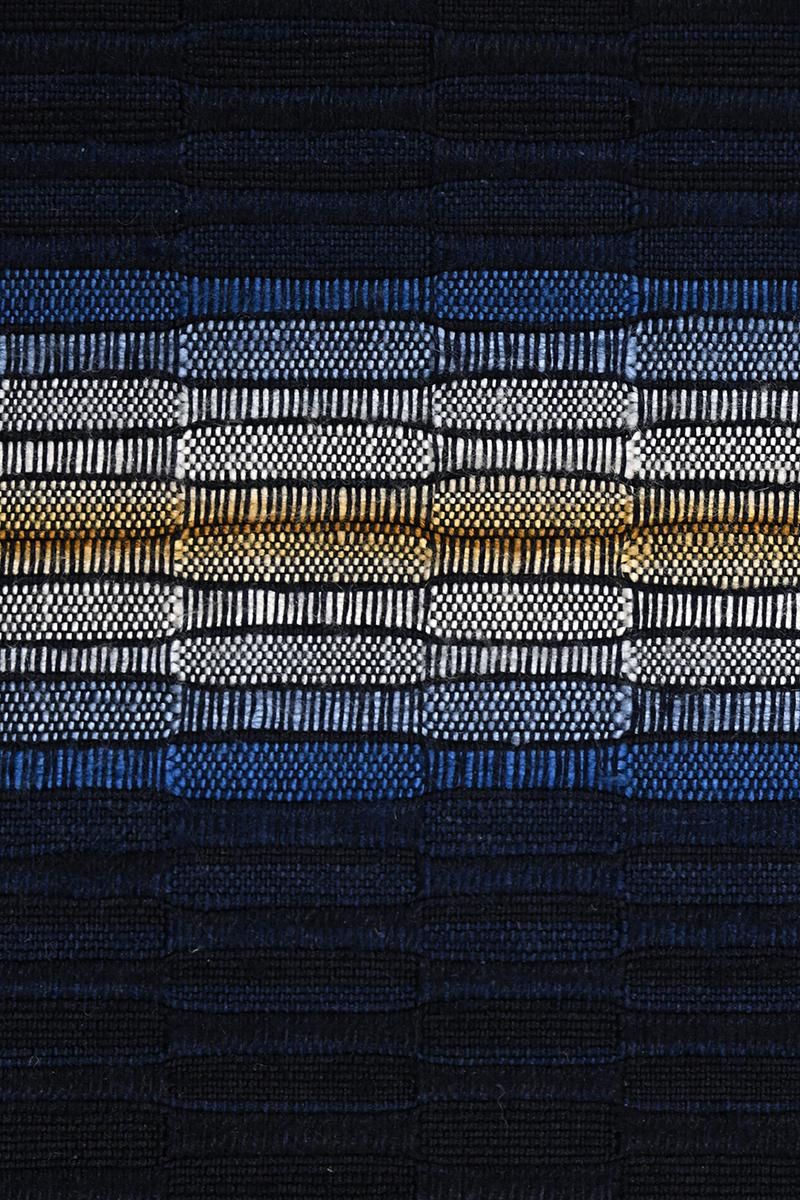 銀座【帯5906】新垣みどり作 首里ロートン織 名古屋帯（証紙付