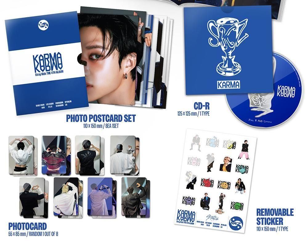 Stray Kids - KARMA / 4th Full Album (CEREMONY VER., HOORAY VER