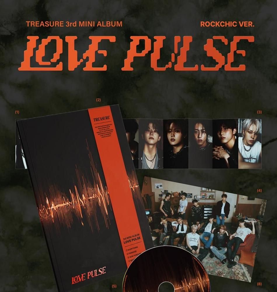 TREASURE - LOVE PULSE / 3RD MINI ALBUM