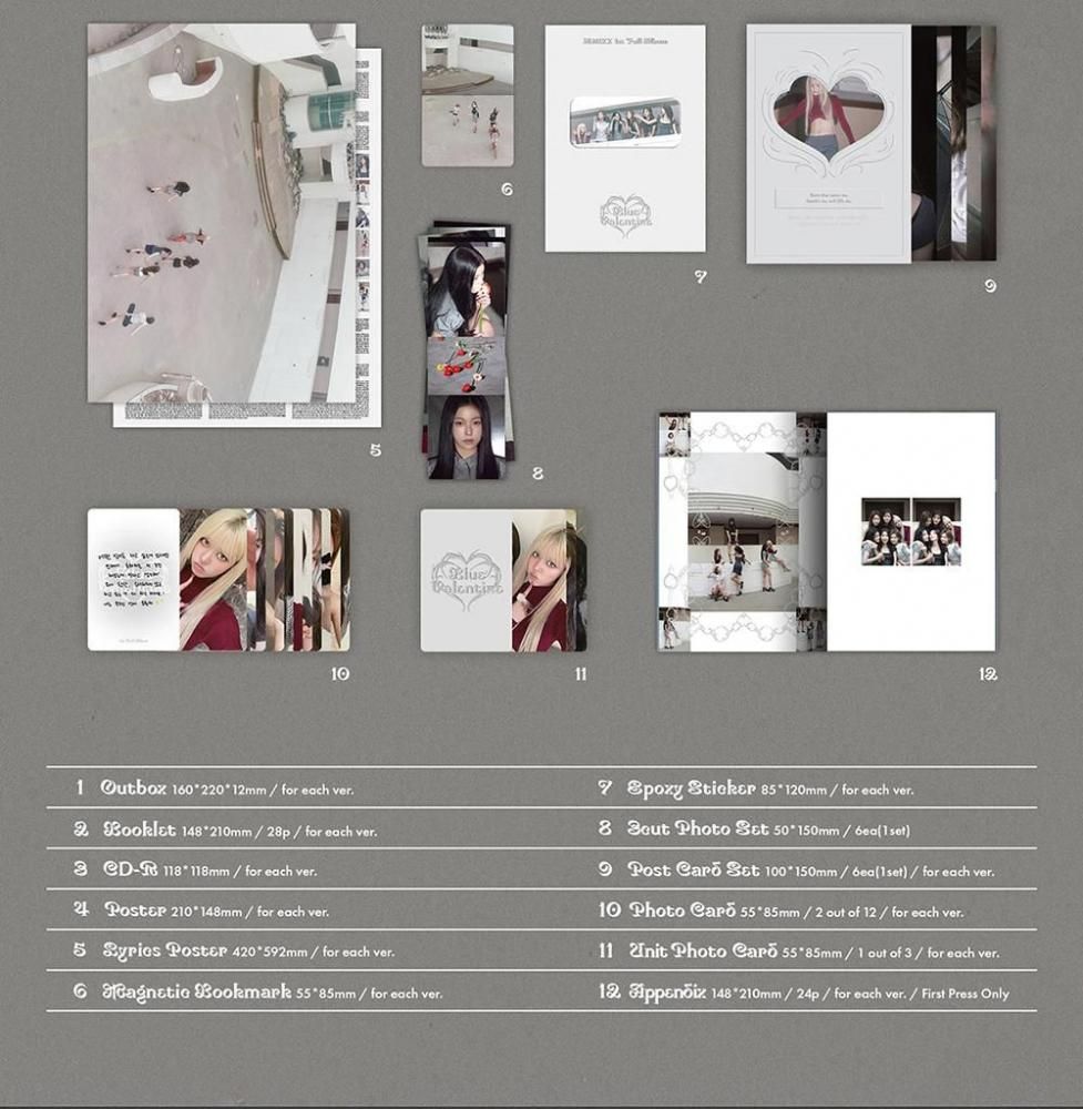 NMIXX - Blue Valentine / 1st Full Album 3種