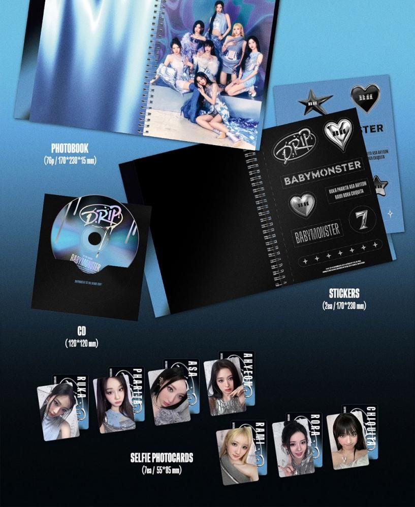 BABYMONSTER ベイビーモンスター DRIP / 1st FULL ALBUM (ZIP LOCK Ver