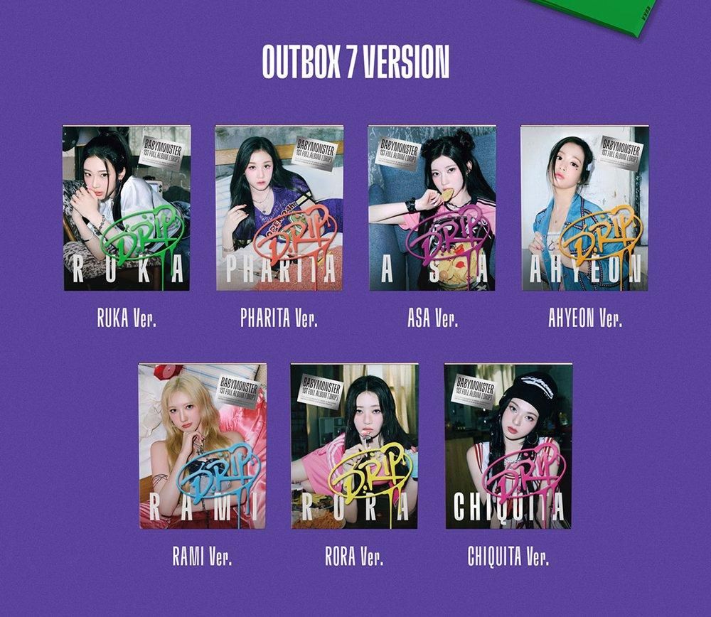 BABYMONSTER ベイビーモンスター DRIP / 1st FULL ALBUM (YG TAG ALBUM