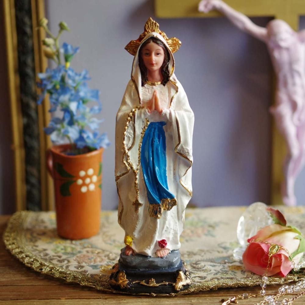 カトリック☆ルルドの聖母様像【H20cm】