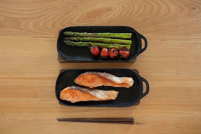 南部鉄器 焼き焼きグリル スリム2個セット - ディベルティーレ