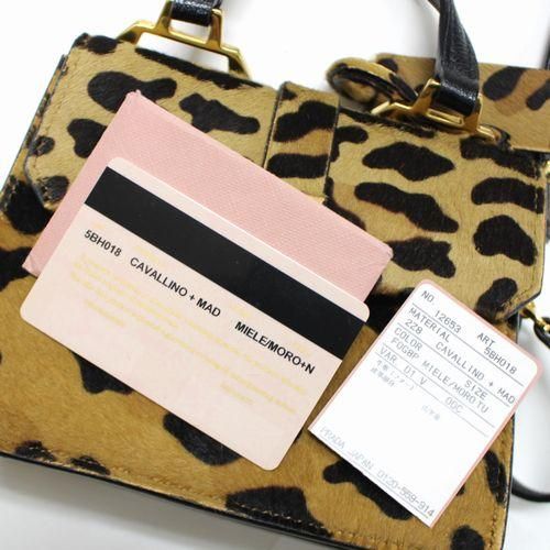 miumiu ミュウミュウ レオパード ハラコ ミニ ショルダーバッグ