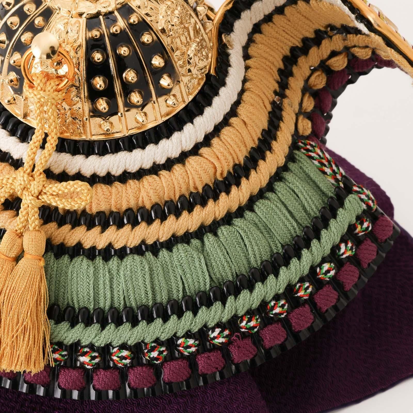 五月人形 兜飾り 9号上杉謙信公 タモアクリルケース