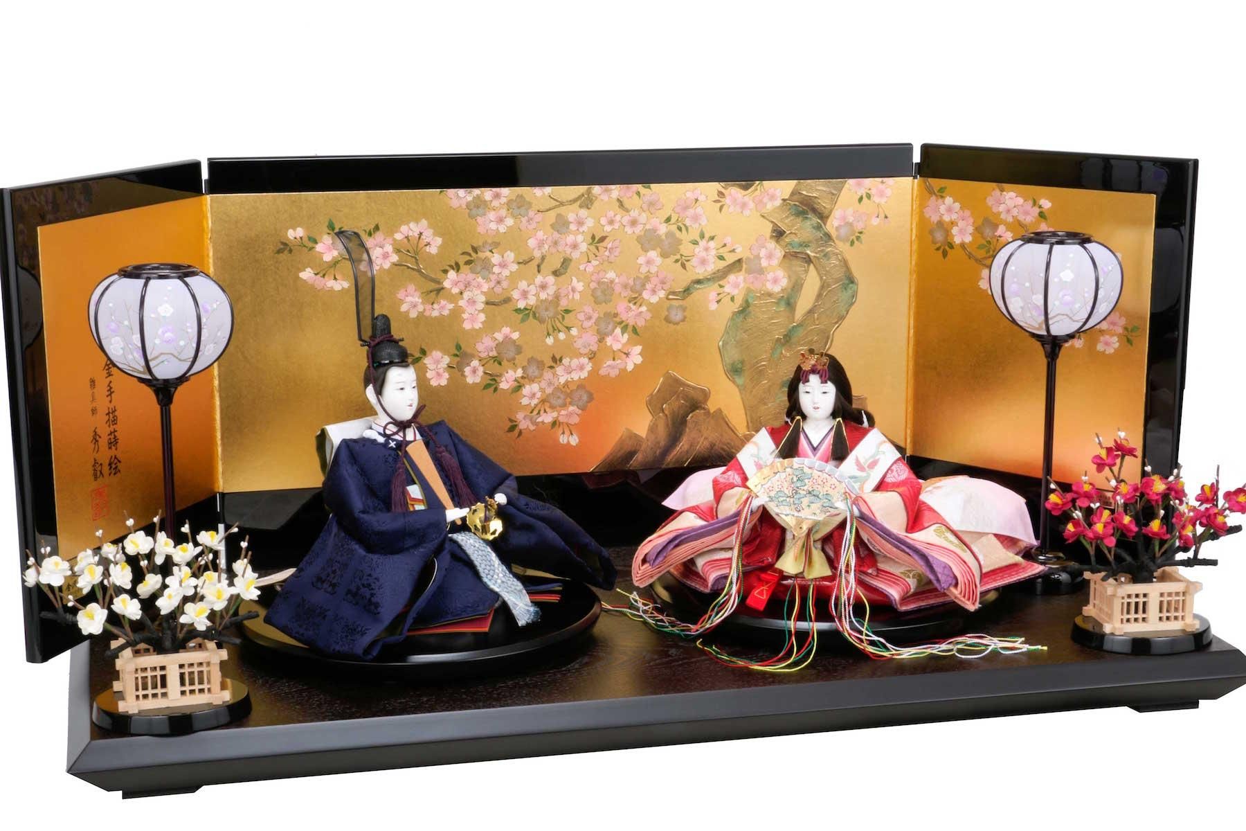 雛人形 十番 有職親王飾り 割毛 鈴木晃隆/小倉草園