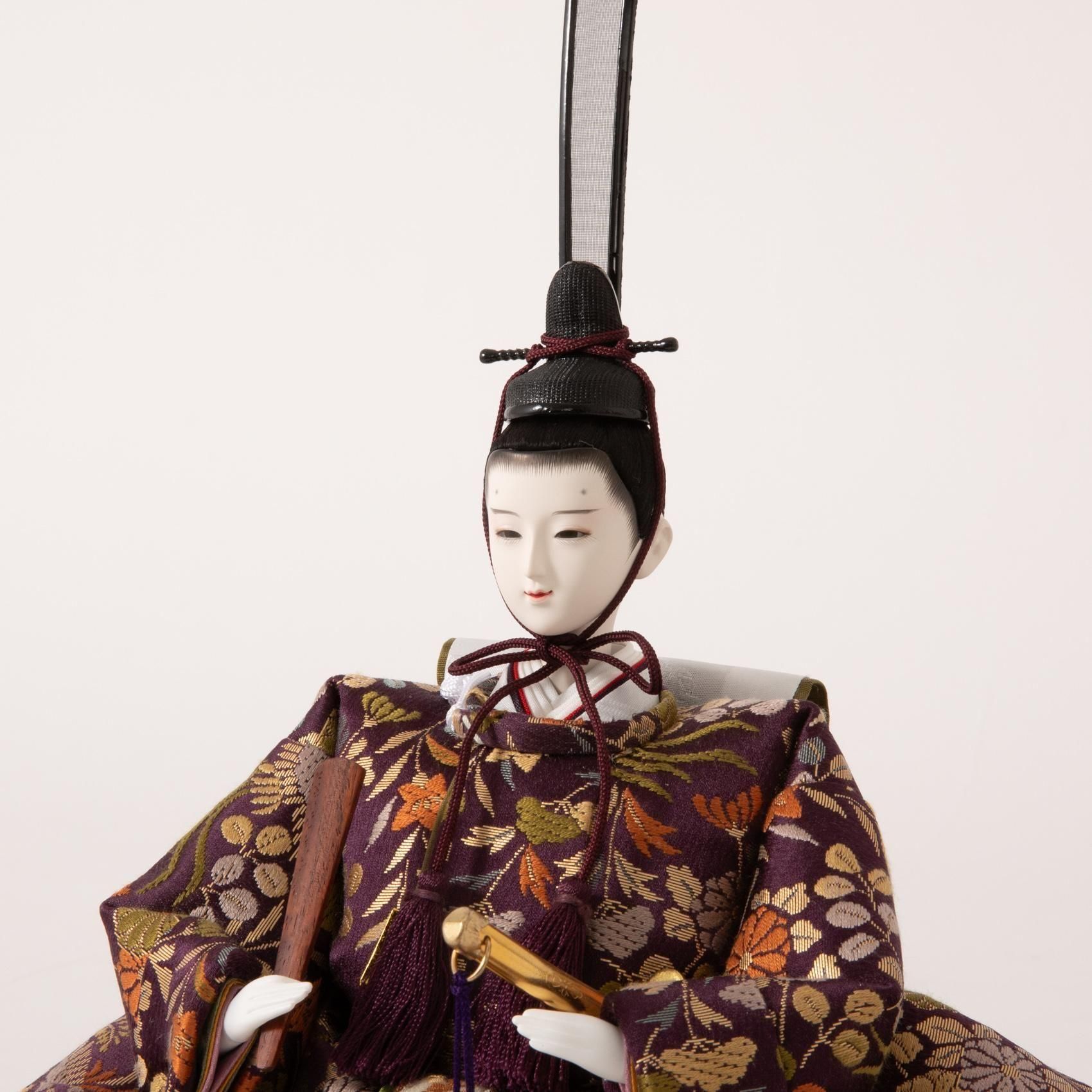 雛人形 大三五親王飾り 正絹 花草鳳凰文