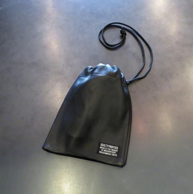 WACKO MARIA LEATHER SHOULDER POUCH - WACKOMARIA,M＆M,RATSjp,ビンゴ