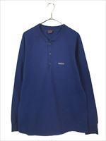 古着 80s USA製 Patagonia ワンポイント ソリッド ヘンリーネック