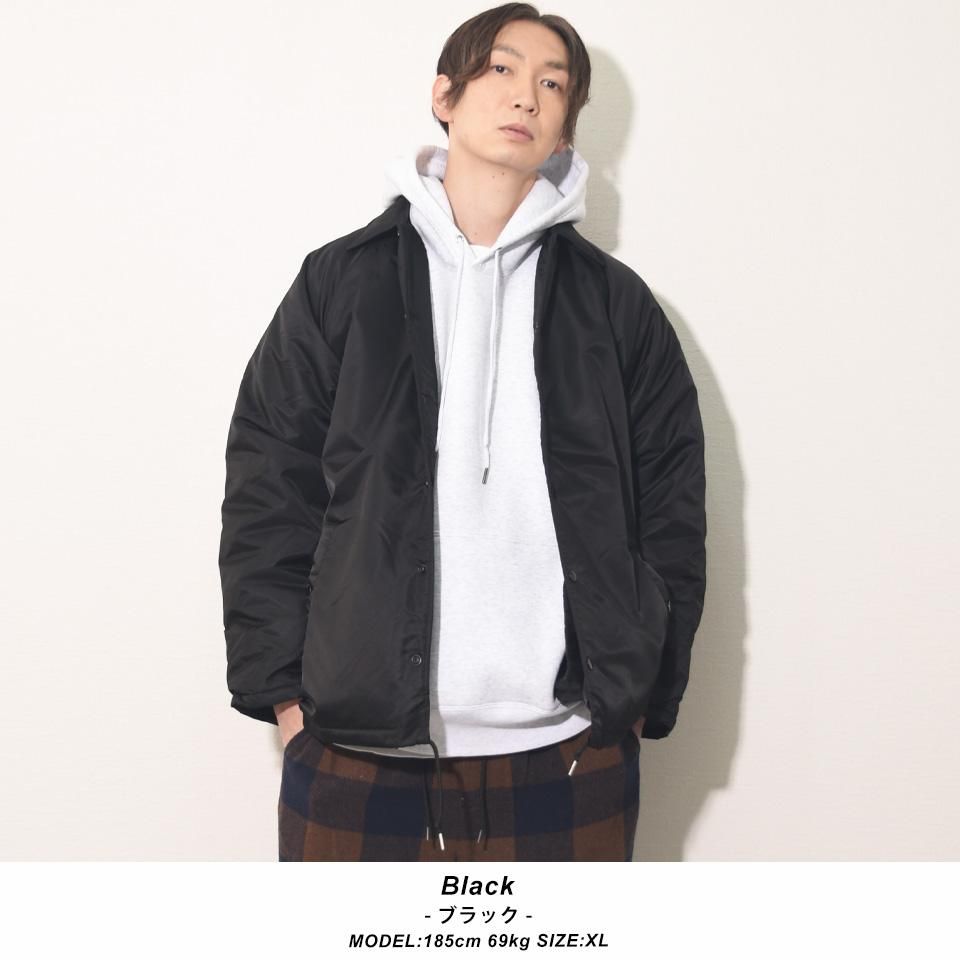 防風、保温、撥水加工の優れたアウター コーチジャケット - 【無地市場