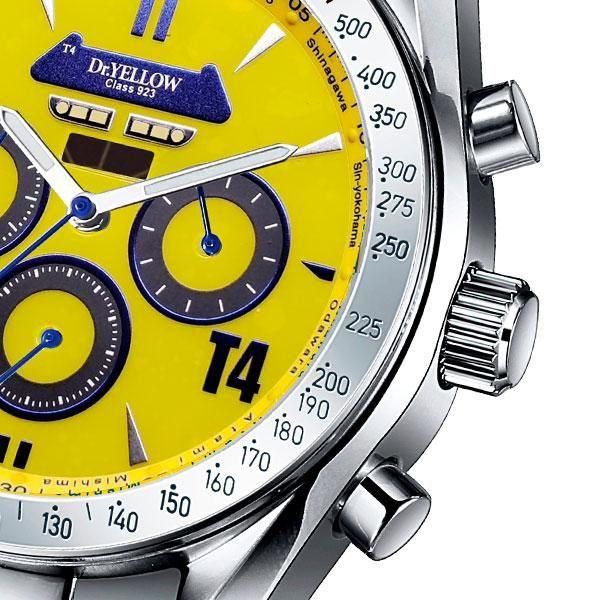 923形ドクターイエロー（T4）電波ソーラークロノグラフ ー 三宝堂