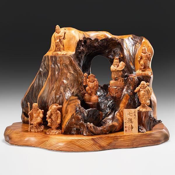 屋久杉「七福神」泊 健一郎 作 ー 三宝堂オンラインショップ