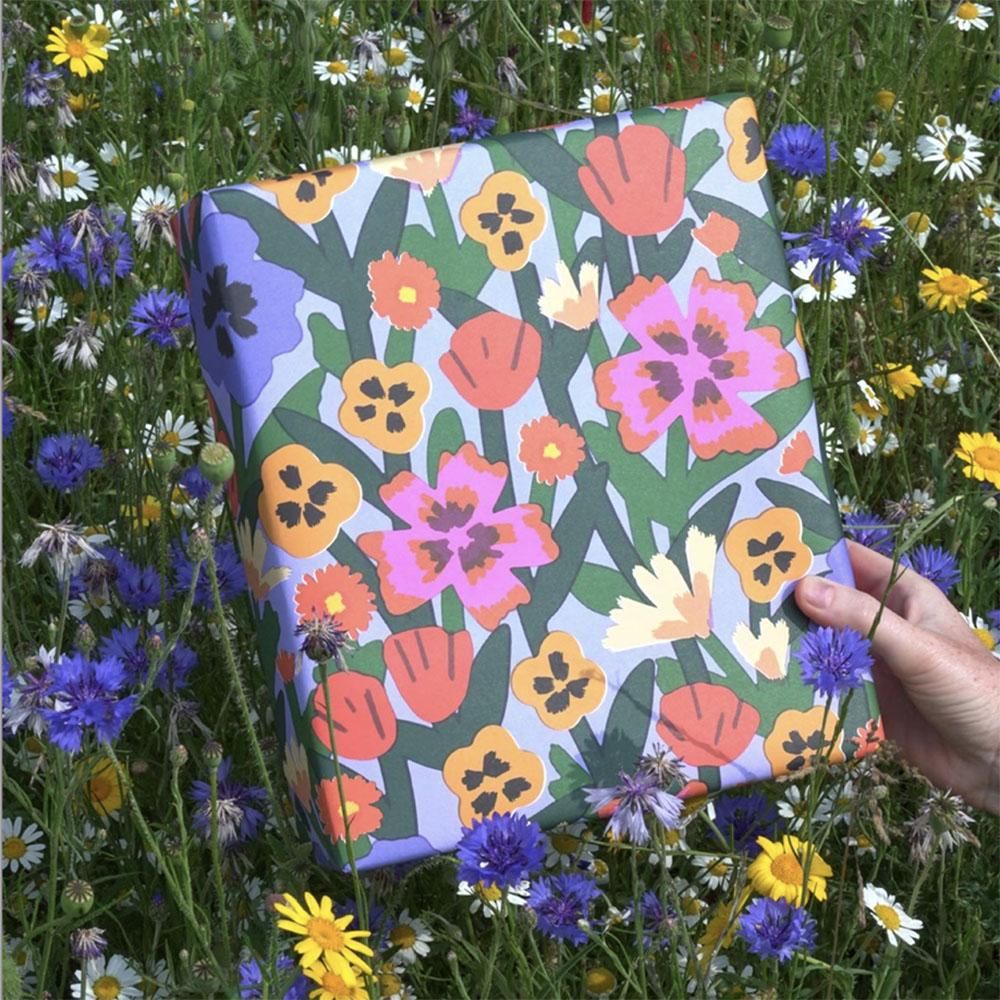 Wild Flower 包装紙/ラッピングペーパー - おしゃれな海外包装紙