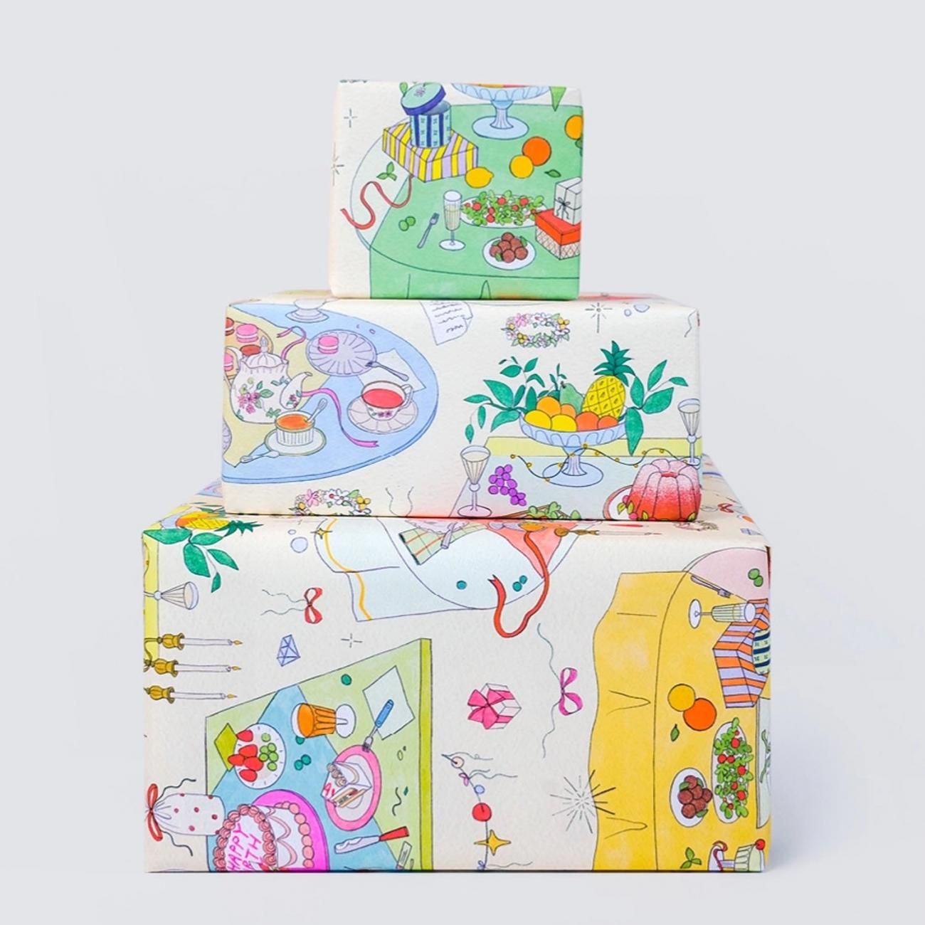 38 The switch柄【KAWI】 包装紙/ラッピングペーパー - おしゃれな海外