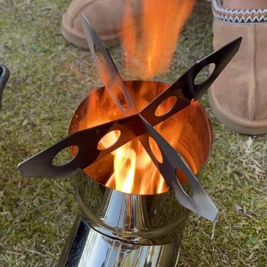 φ106ステンレス五徳（交差ペア板） - 遊火人キンタ作者の店 | LIFTOFF