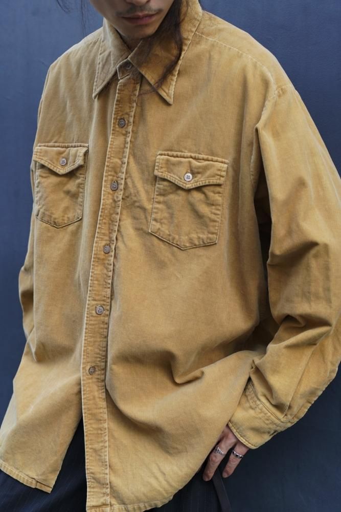 Phoenix BRAND】ヴィンテージ ビッグシルエット コーデュロイシャツ