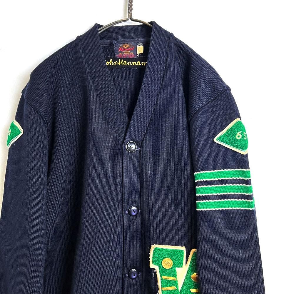 Kandel】ヴィンテージ レタードカーディガン【1960's-】Vintage