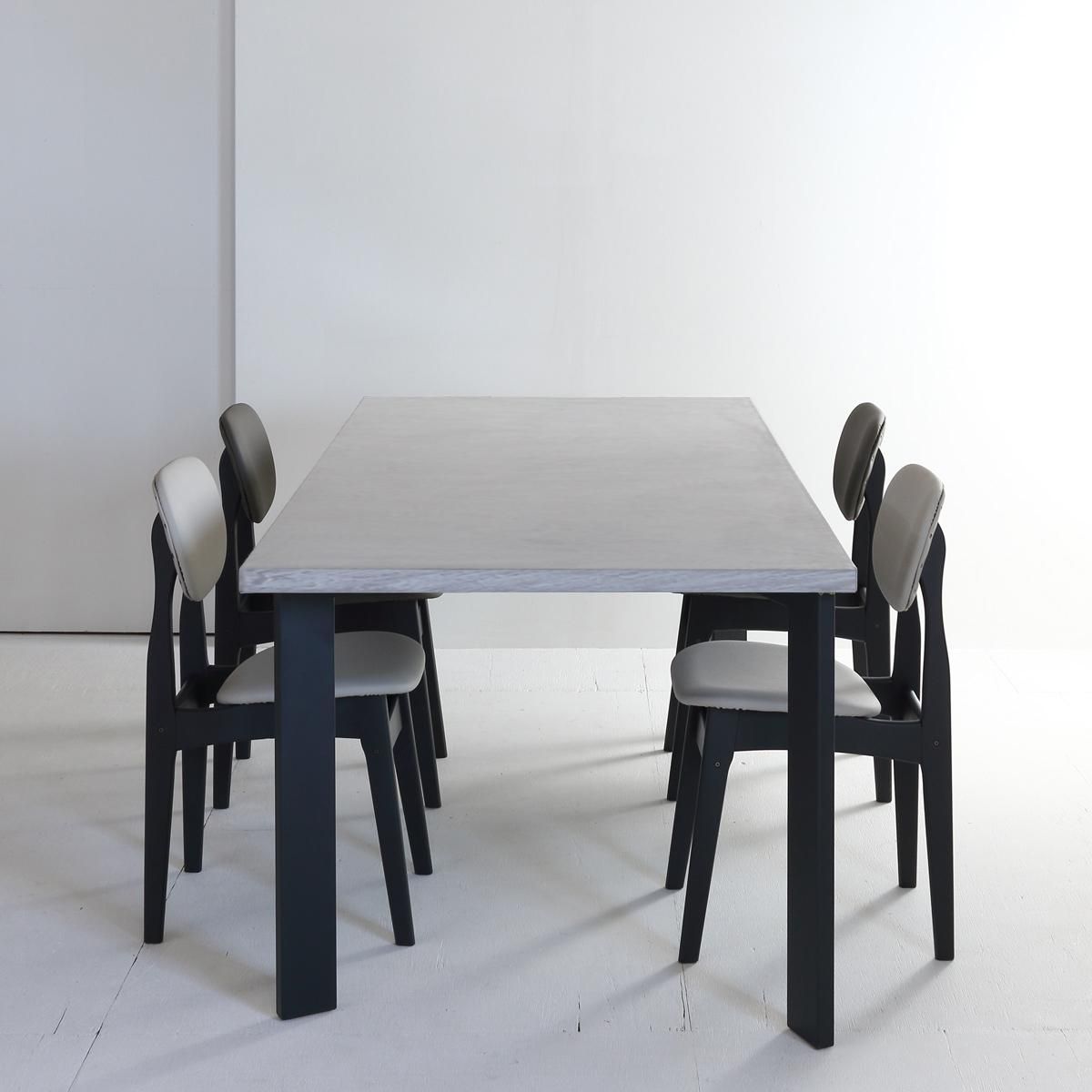 トラス構造の脚 モールテックスダイニングテーブル 180センチ/mortex