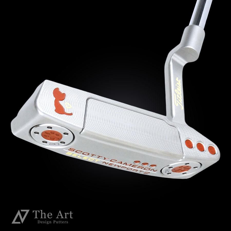 スコッティキャメロン カスタムパター ニューポート2 [Charm Cat] オレンジ