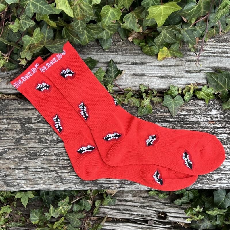 CHROME HEARTS (クロムハーツ) / CHOMPER SOCKS / RED - GANGSTA