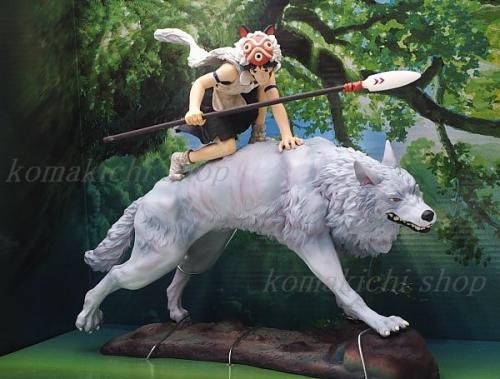 スタジオジブリ もののけ姫 A犬神 ＆ サン フィギュア 宮崎駿 - ミニ
