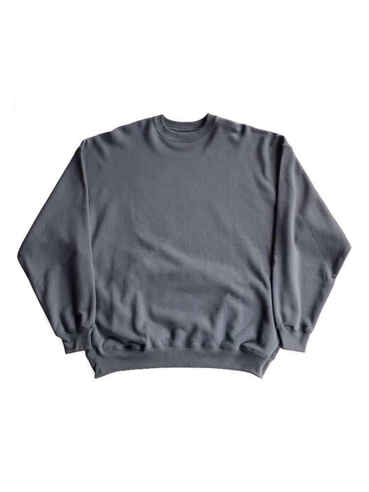 Graphpaper / AZUMA TERRY CREW NECK SWEAT (GRAY) - TROUPE ONLINE