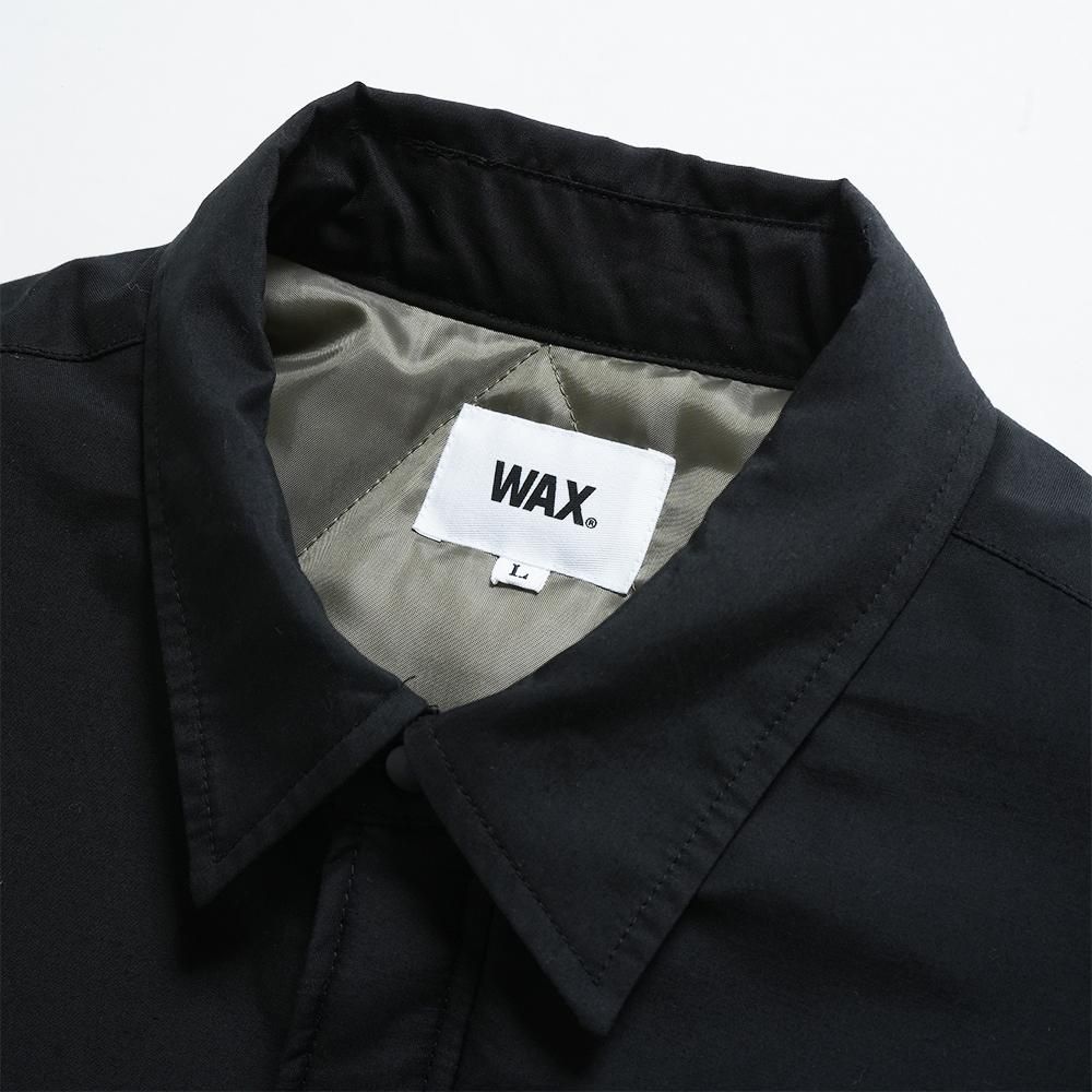 WAX ( ワックス ) ジャケット QUILTED LINED SHIRTS JACKET ( BLACK