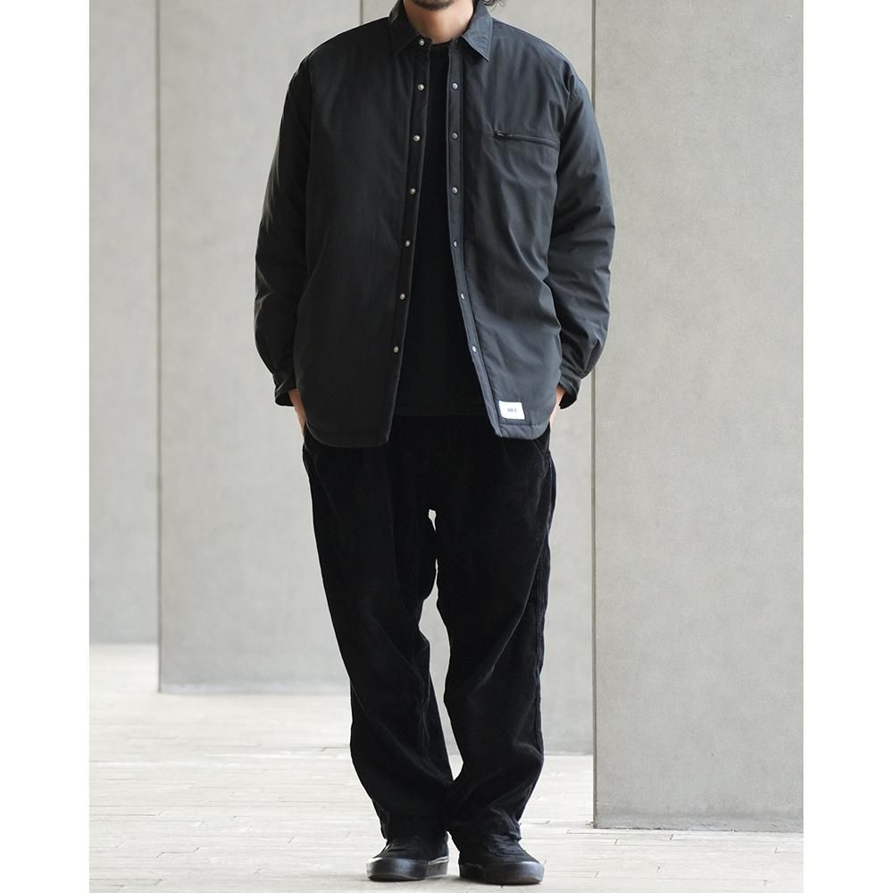 WAX ( ワックス ) ジャケット QUILTED LINED SHIRTS JACKET ( BLACK