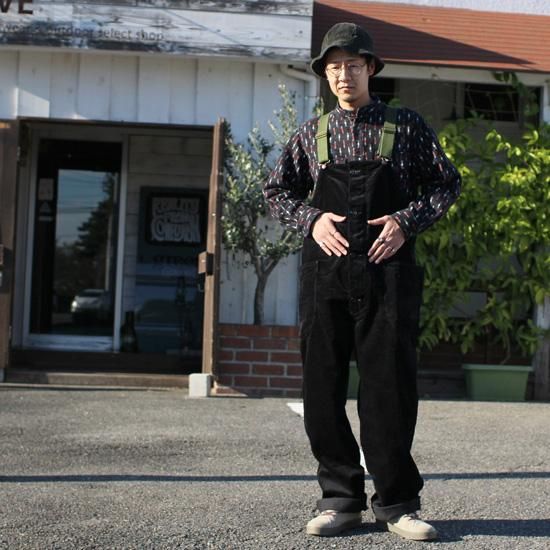 GOHEMP ゴーヘンプ｜9W CORDUROY TUBE VENDOR ALL PANTS (ブラック