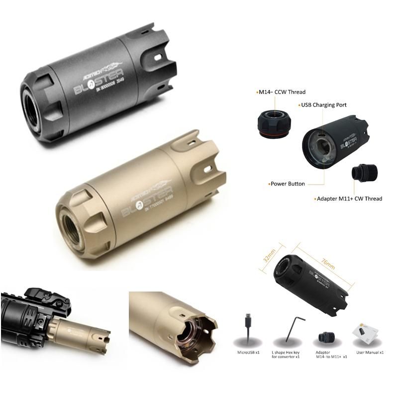 ACETECH】BLASTER マズルフラッシュ フルオートトレーサー BK