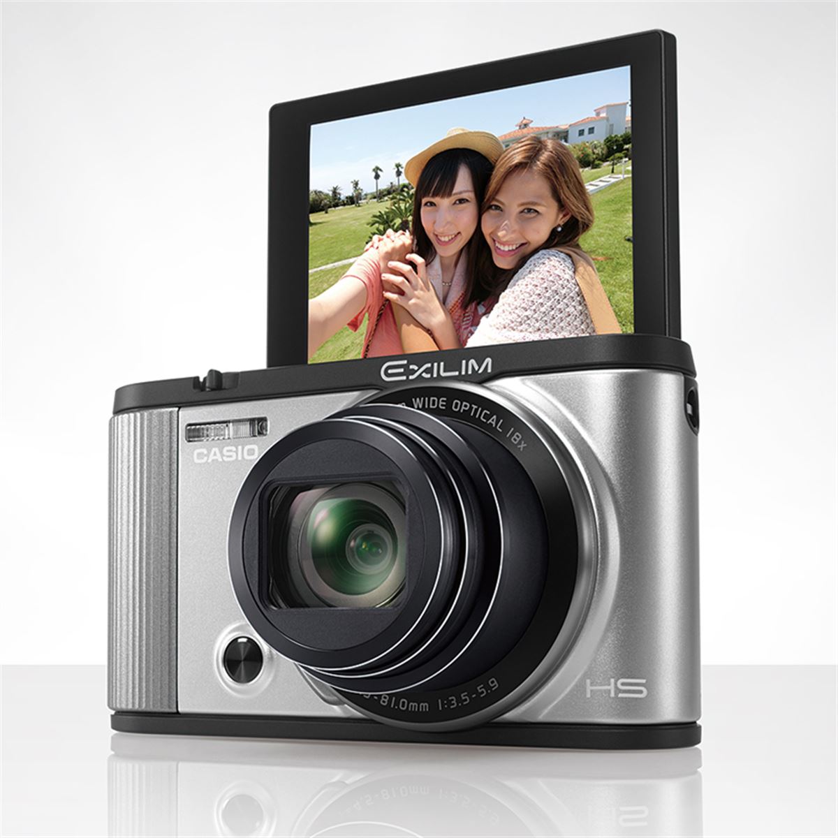 カシオ、撮影画像をスマホに自動保存できる「EXILIM EX-ZR1600