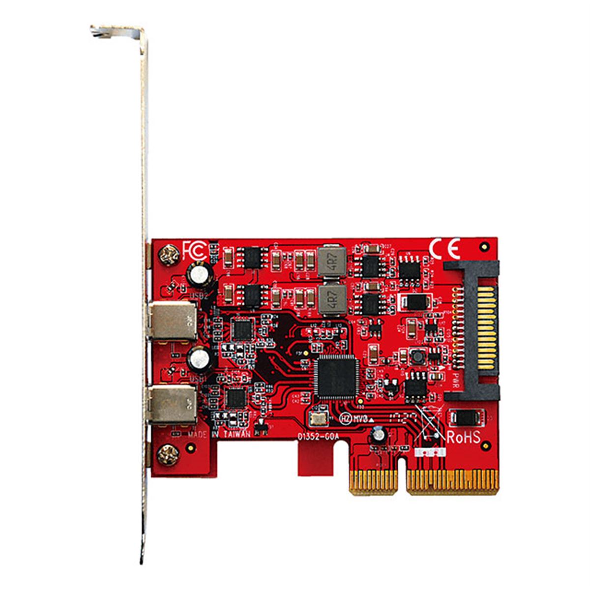 玄人志向、USB 3.1 Type-C端子を2ポート増設できるPCI Expressカード