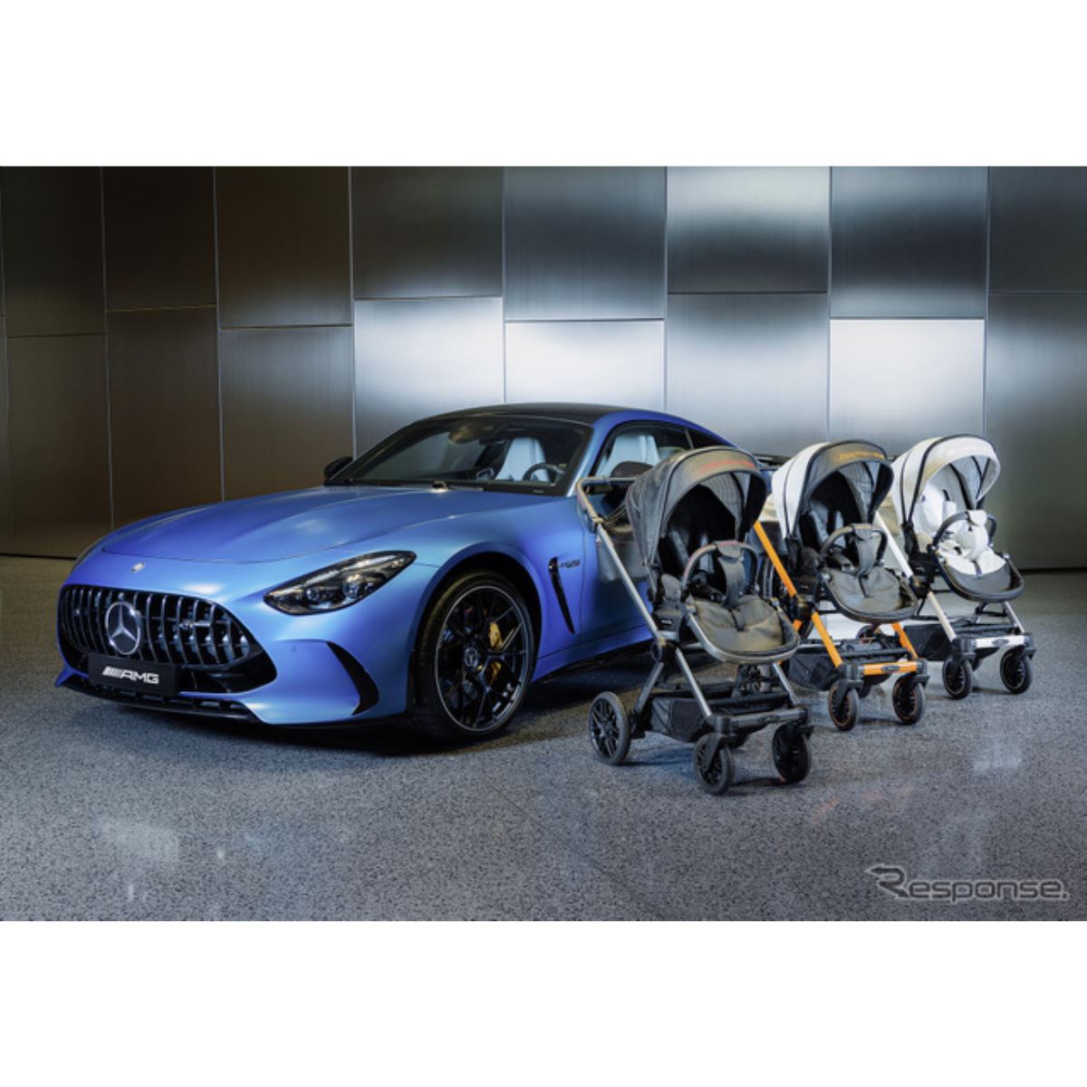 メルセデスベンツ、新型ベビーカー「パフォーマンス」モデル発表…簡単