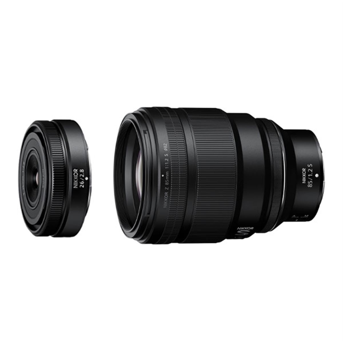 ニコン、Zレンズ「NIKKOR Z 26mm f/2.8」「NIKKOR Z 85mm f/1.2 S」を
