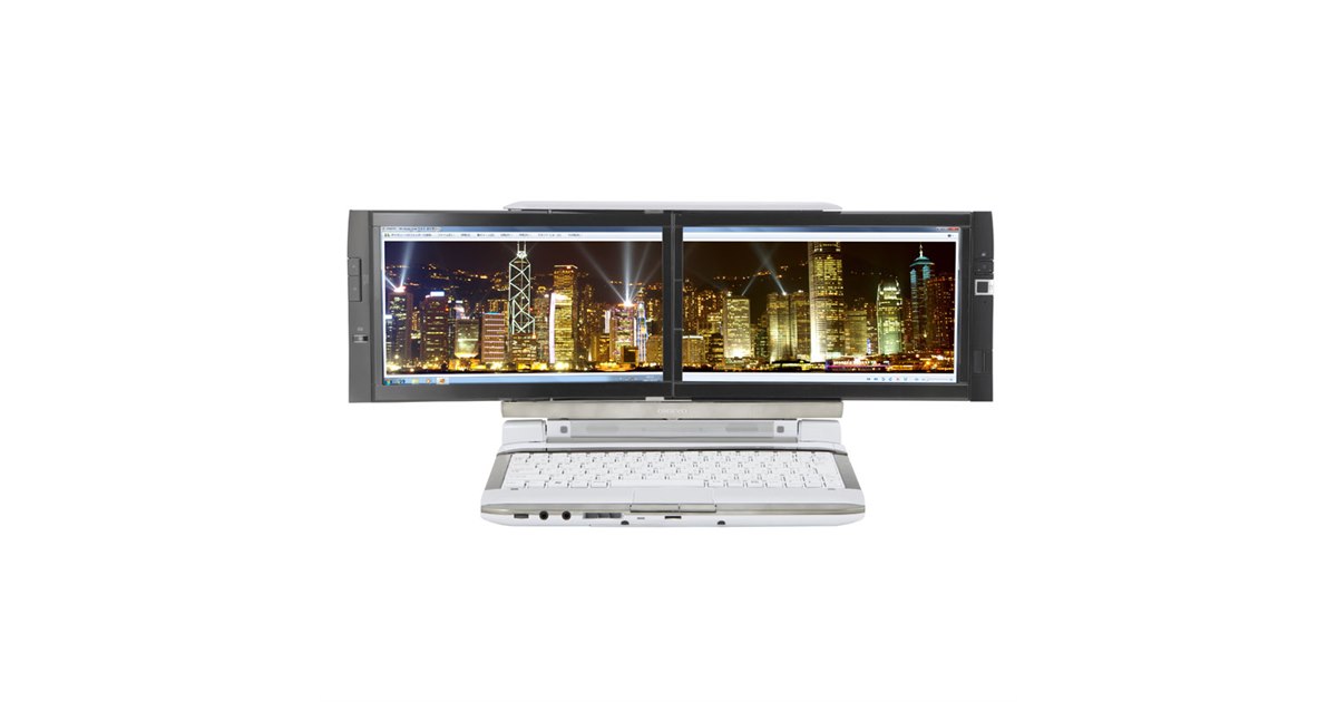 オンキヨー、工人舎と協業したデュアル液晶PC - 価格.com