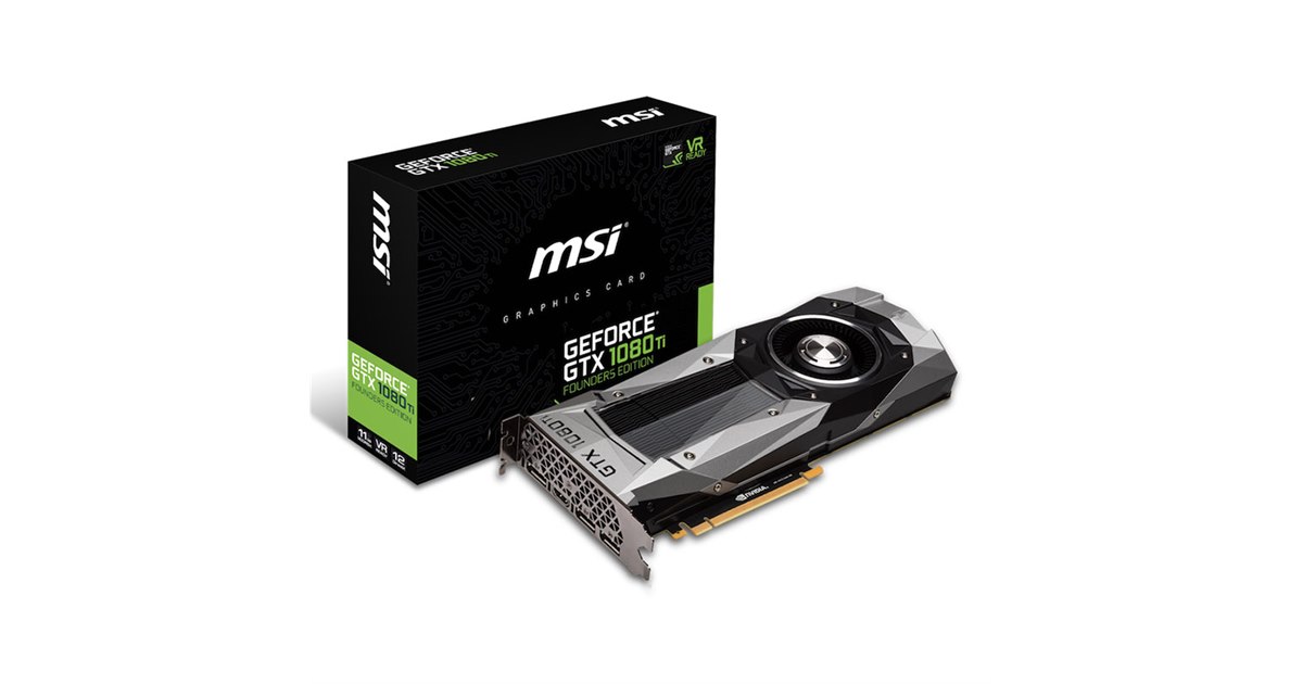MSI、最上位ビデオカード「GeForce GTX 1080 Ti Founders Edition
