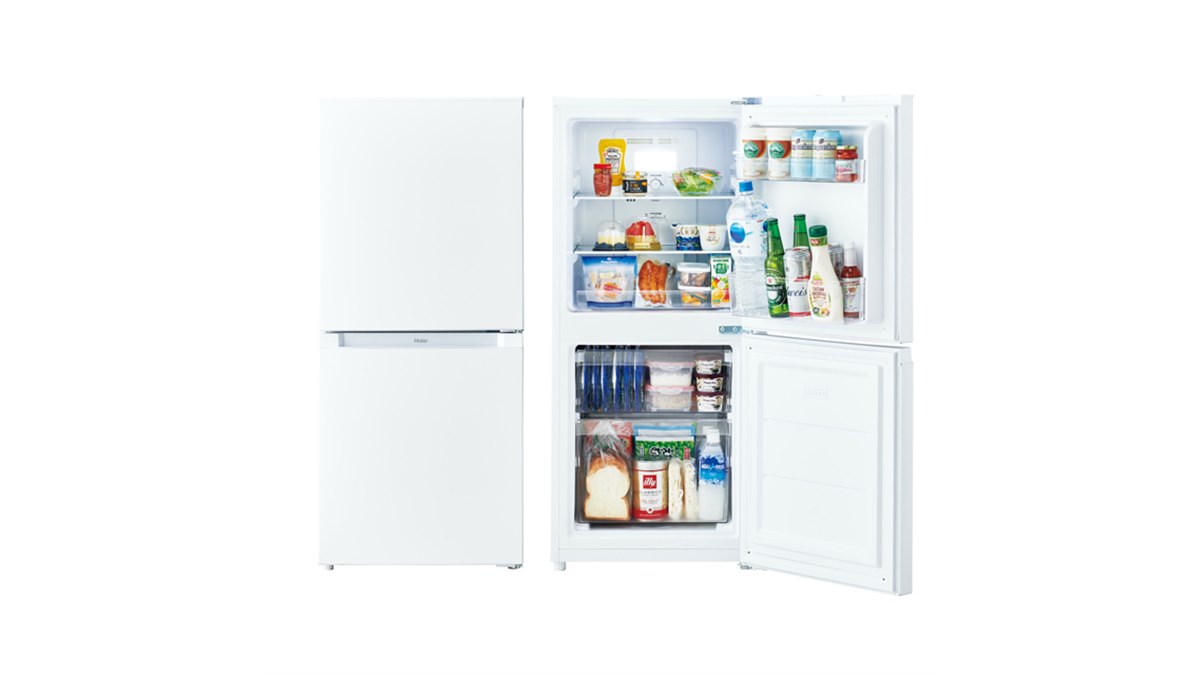 約32,000円、ハイアールの121L冷凍冷蔵庫「JR-NF121A」が本日6/16発売