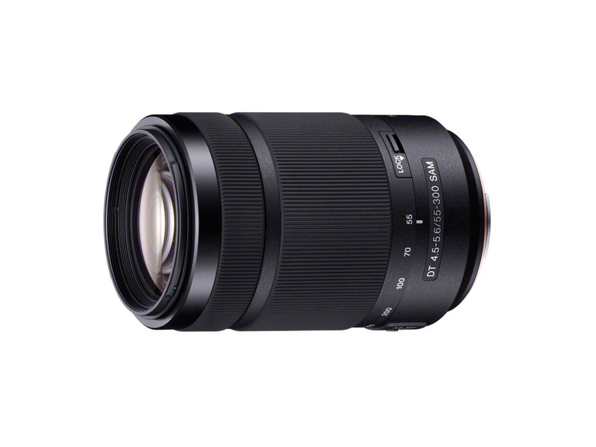 ソニー、APS-C専用望遠ズームレンズ「DT55-300mm F4.5-5.6 SAM