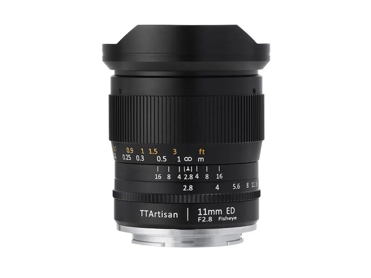 TTArtisan、魚眼レンズ「11mm f/2.8 Fisheye」ミラーレス向け発売